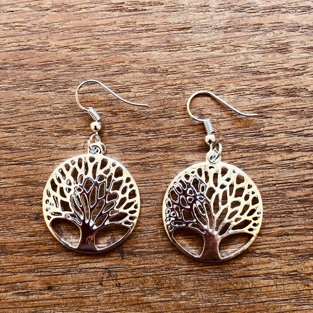 NWOT Tree of life sterling silver jewelry set - Picture 3 of 5